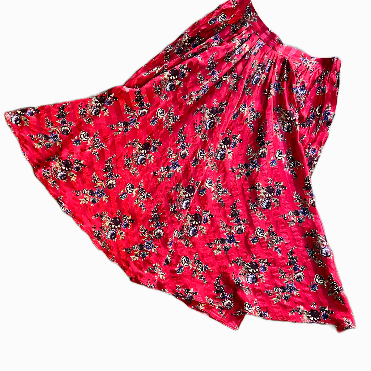 Rare Gianni Versace Silk Floral Skirt — vintage Versace bottoms