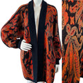 Escada Cardigan Mohair Knit Sweater w Pockets — vintage Escada knit in black