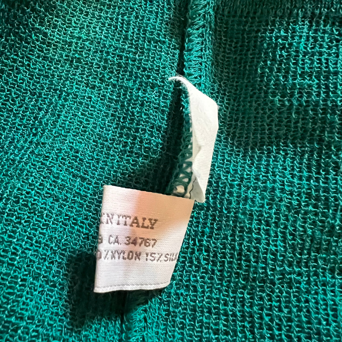 Miu Miu Teal 90s Knit Cardigan — vintage 1990s Miu Miu top in blue
