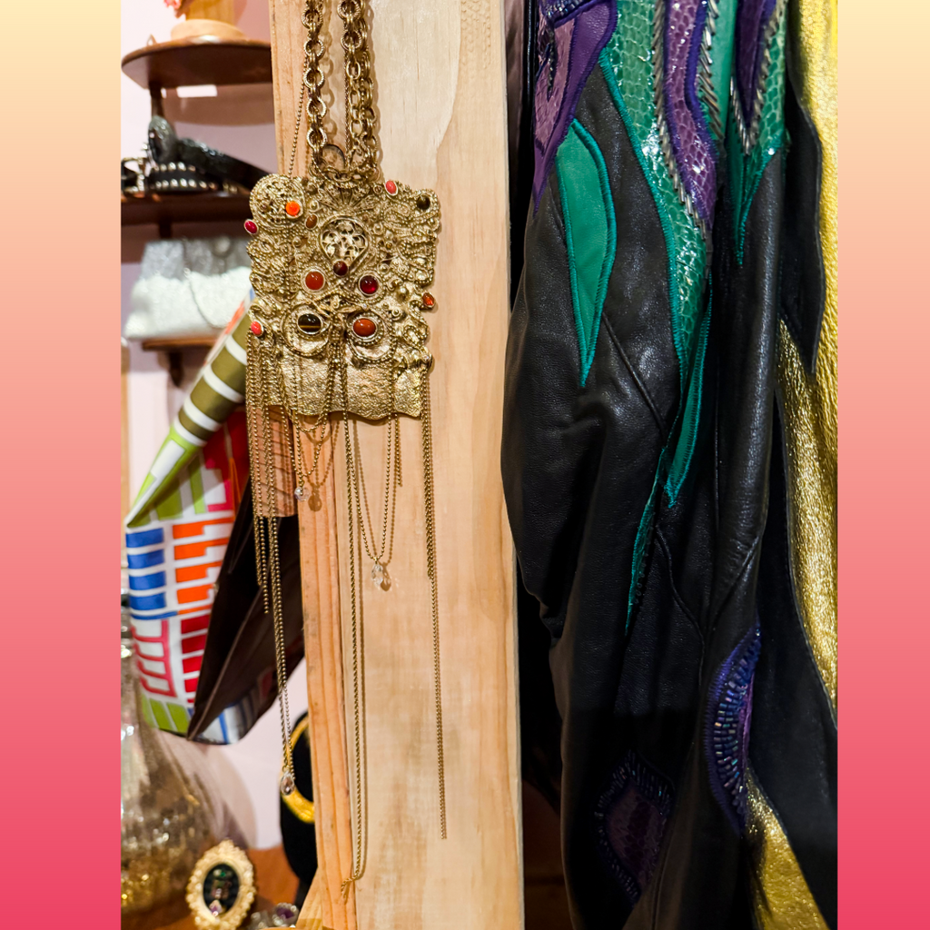 Christian Lacroix Couture Runway Keepsake Necklace — vintage piece