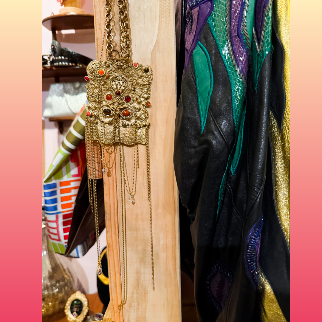 Christian Lacroix Couture Runway Keepsake Necklace — vintage piece
