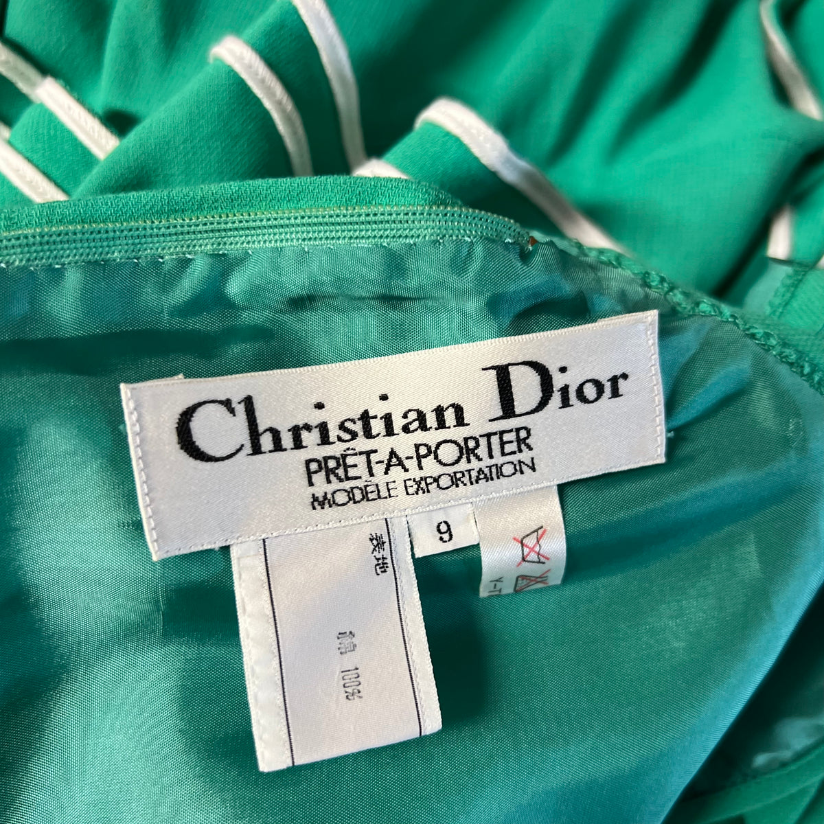 Vintage Christian Dior pret a porter label