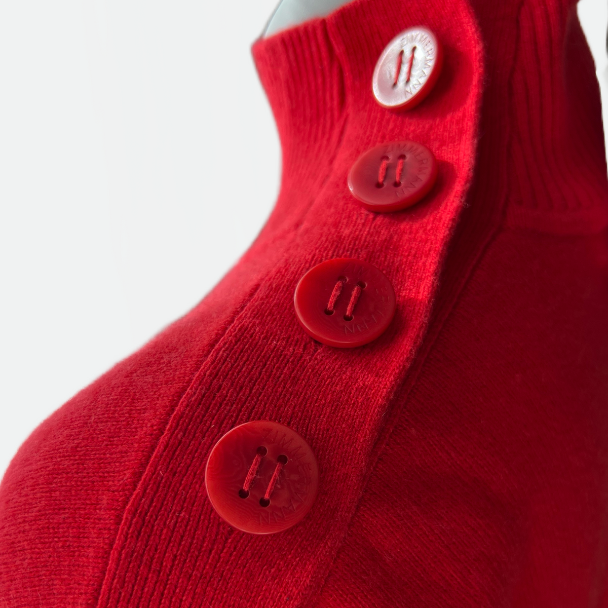 Red Zimmermann New with Tags Cashmere Sweater — vintage Zimmermann knit in red