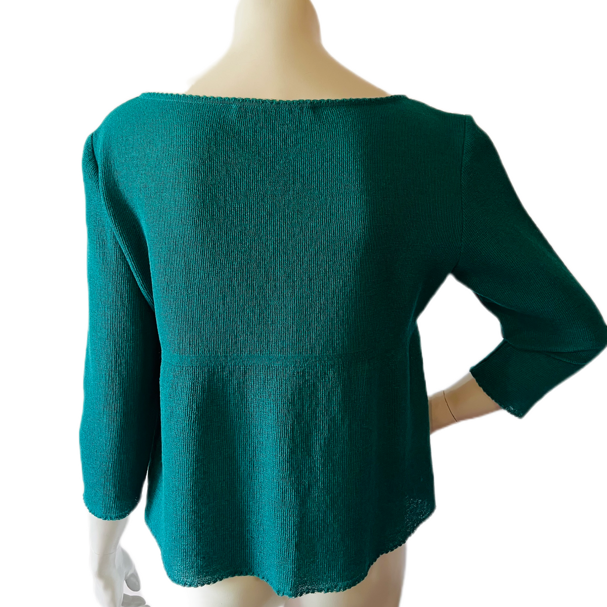 Miu Miu Teal 90s Knit Cardigan — vintage 1990s Miu Miu top in blue