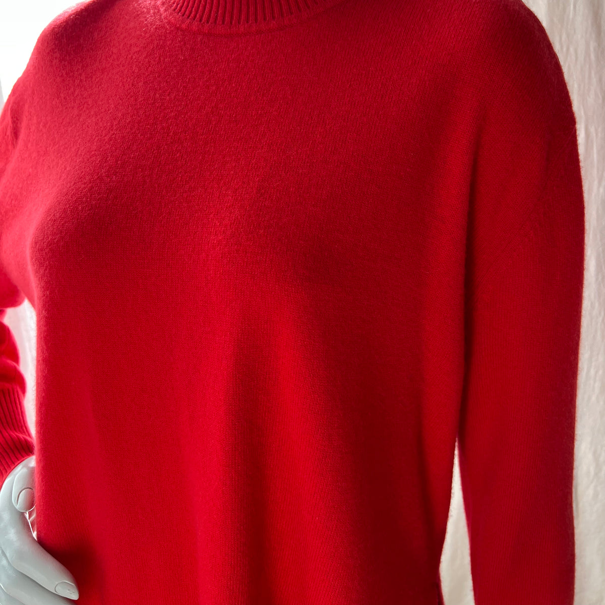Red Zimmermann New with Tags Cashmere Sweater — vintage Zimmermann knit in red
