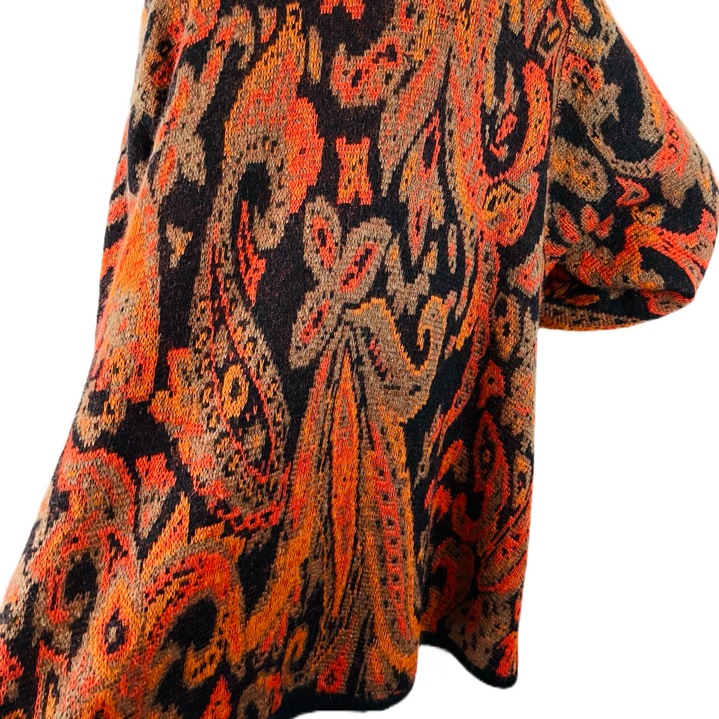Escada Cardigan Mohair Knit Sweater w Pockets — vintage Escada knit in black