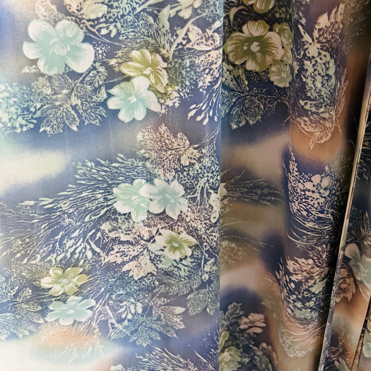 Angel Sleeve 1970s Ethereal Romance Maxi Dress — vintage 1970s dress
