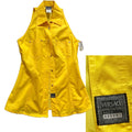 Versace JC 90s Banana Yellow Tunic Top — vintage 1990s Versace caftan in yellow