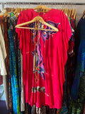 Butterfly caftan & belt — vintage 1970s belt