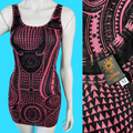 Jean Paul Gaultier Soleil 90s Tank Top/Dress — vintage 1990s Jean Paul Gaultier dress in black, red