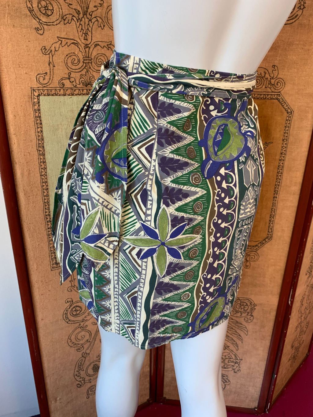 Guess by Georges Marciano Cotton Summer Wrap Skirt — vintage Guess bottoms