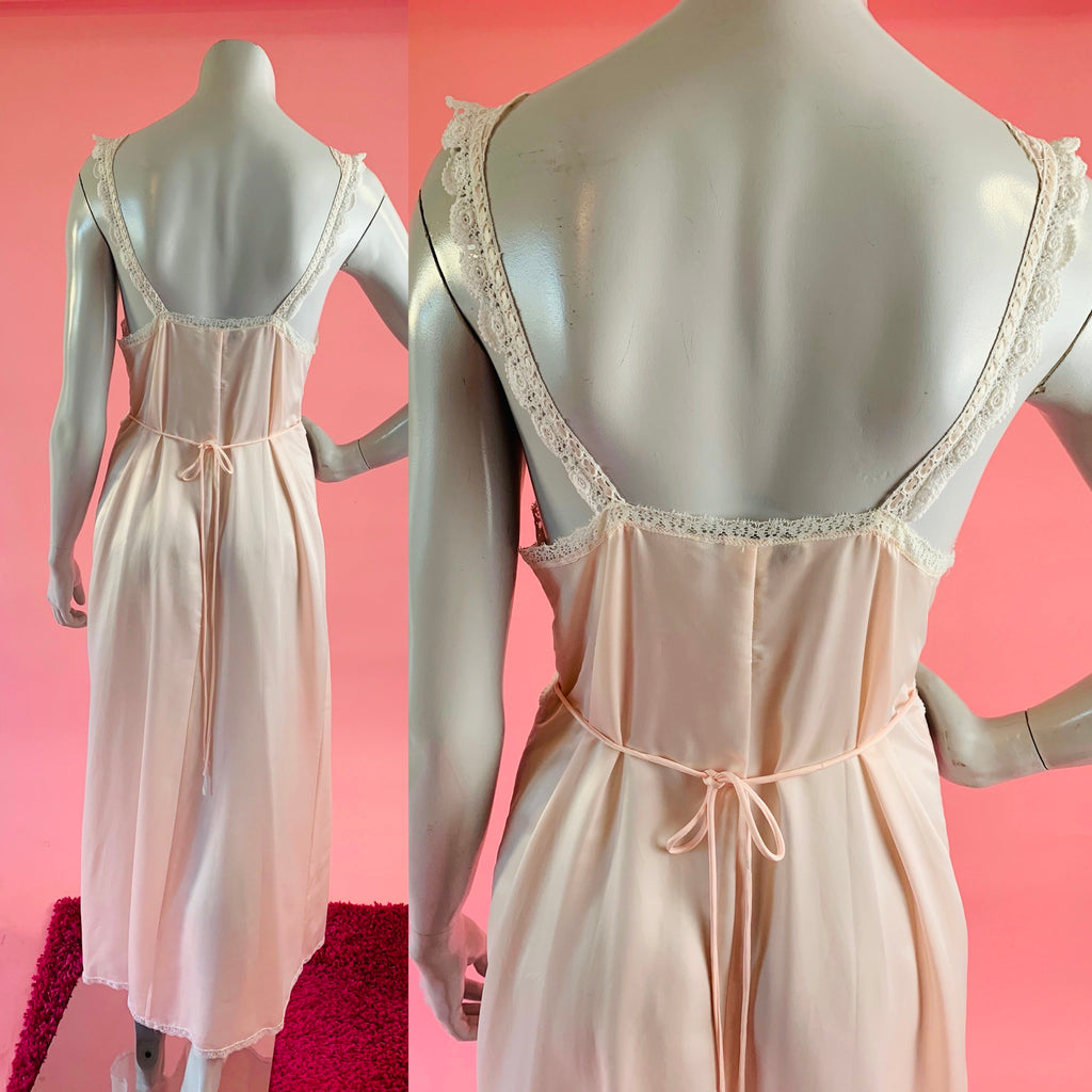 Baby Pink Christian Dior Slip Dress — vintage Christian Dior dress in pink