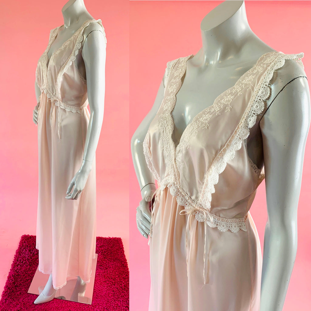 Baby Pink Christian Dior Slip Dress — vintage Christian Dior dress in pink