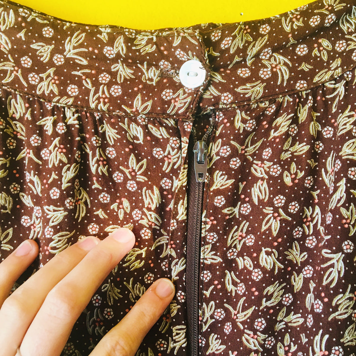 Earth Tone Gunne Sax 1970's Prairie Skirt