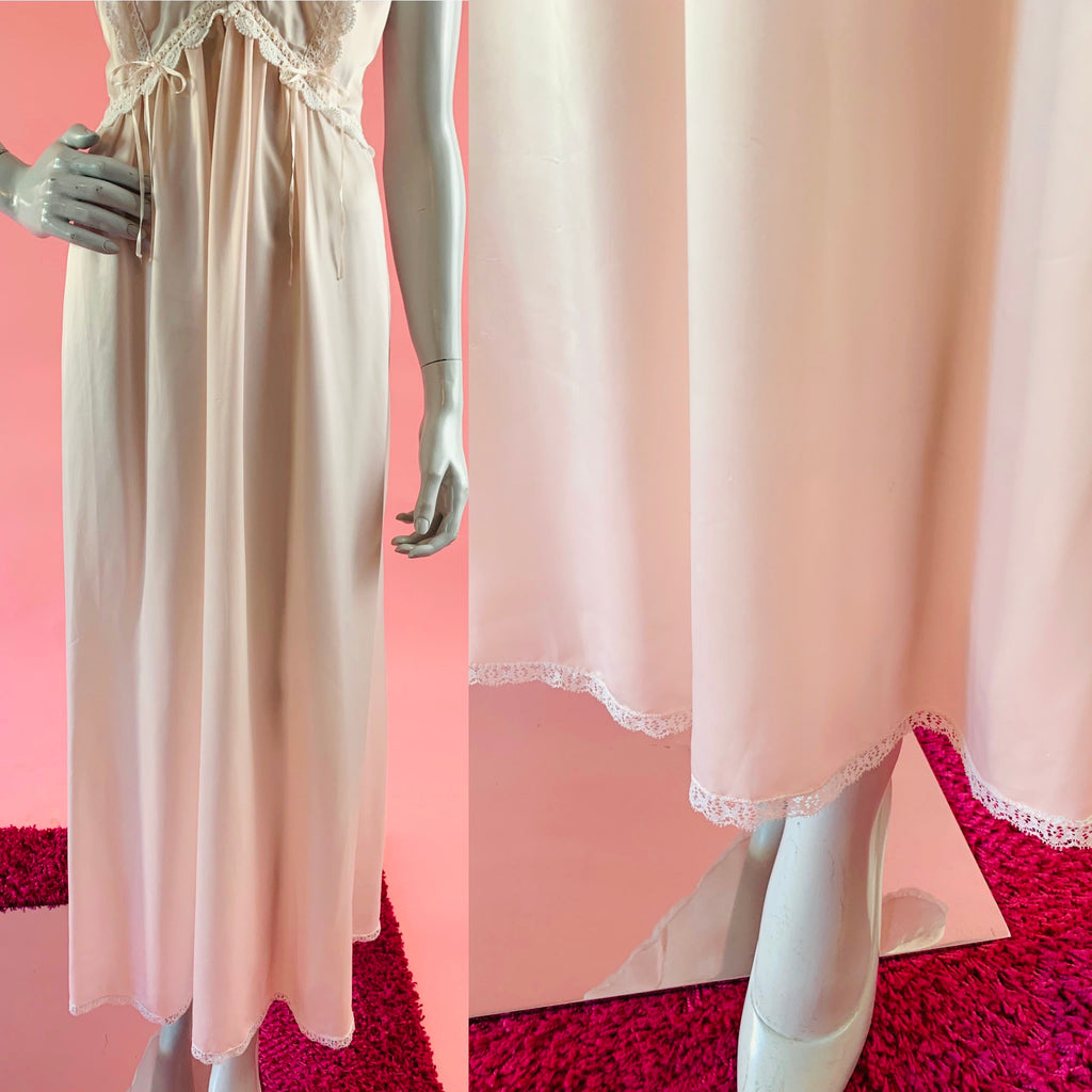 Baby Pink Christian Dior Slip Dress — vintage Christian Dior dress in pink