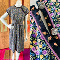 White Duck label San Francisco hippie floral cotton dress available through Empress Vintage.