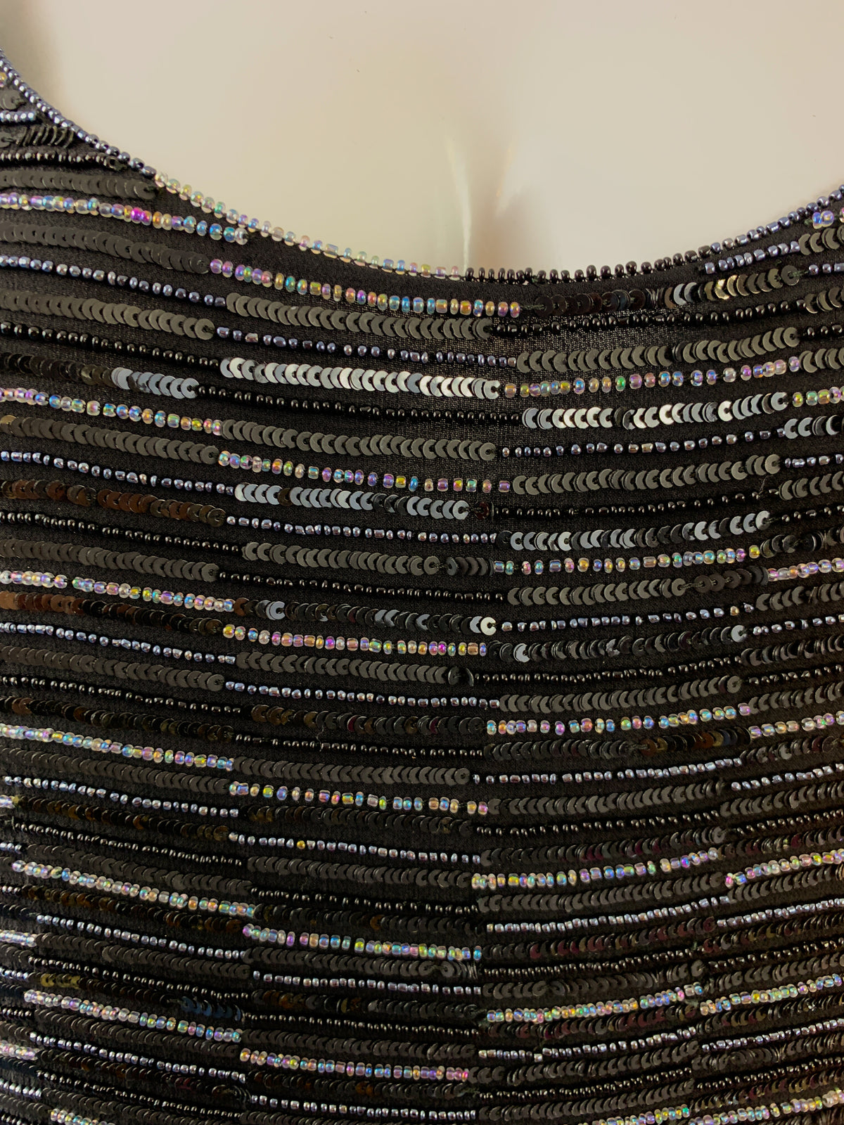 Armani Beaded Sequin Tank Top Tunic — vintage Armani caftan