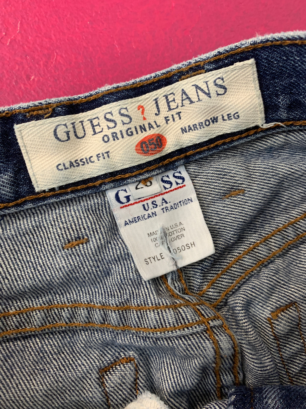 Distressed Guess Jeans — vintage 1990s Guess bottoms