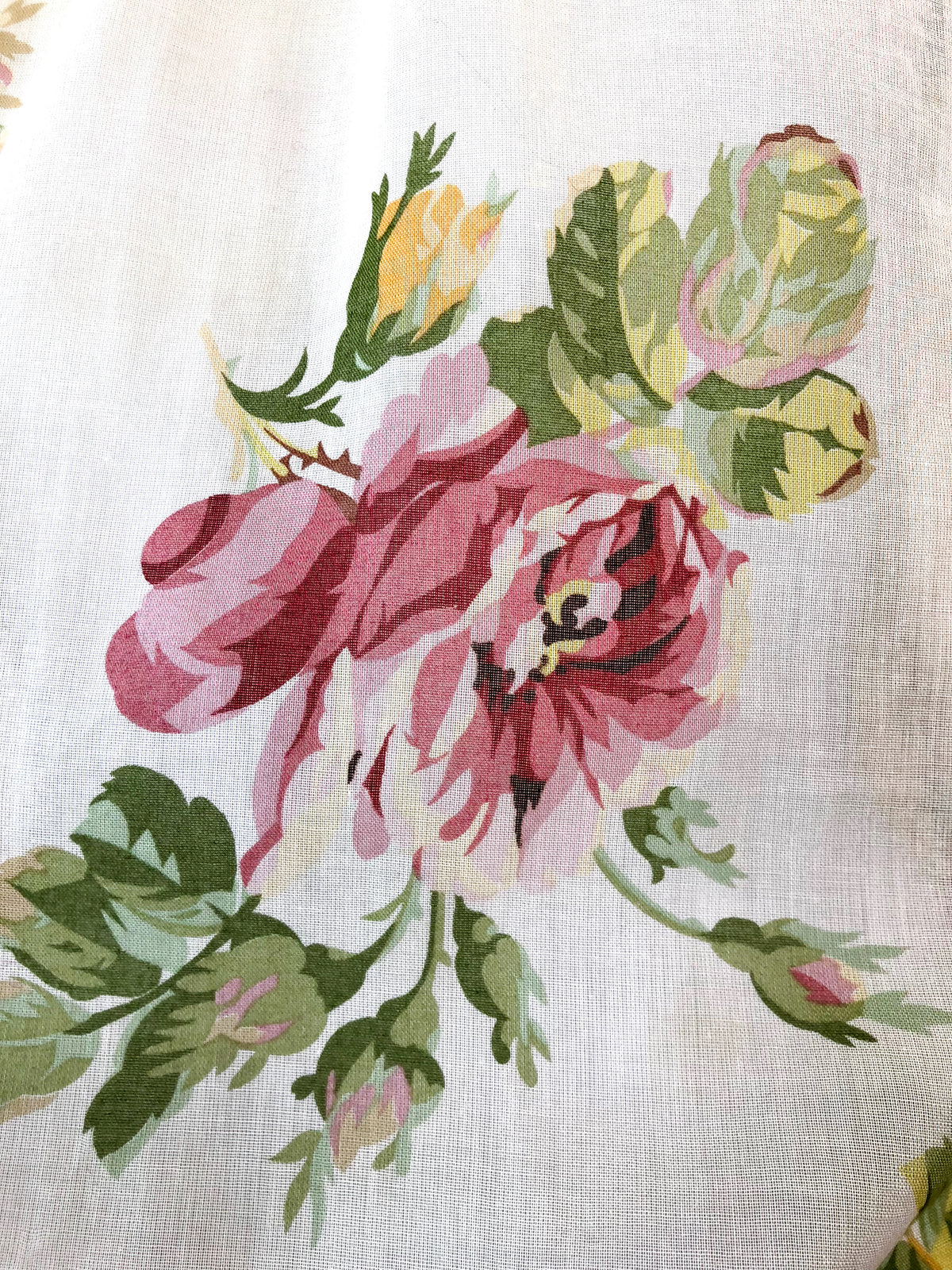 1970s Christian Dior Rose Print Blouse — vintage 1970s Christian Dior top in pink