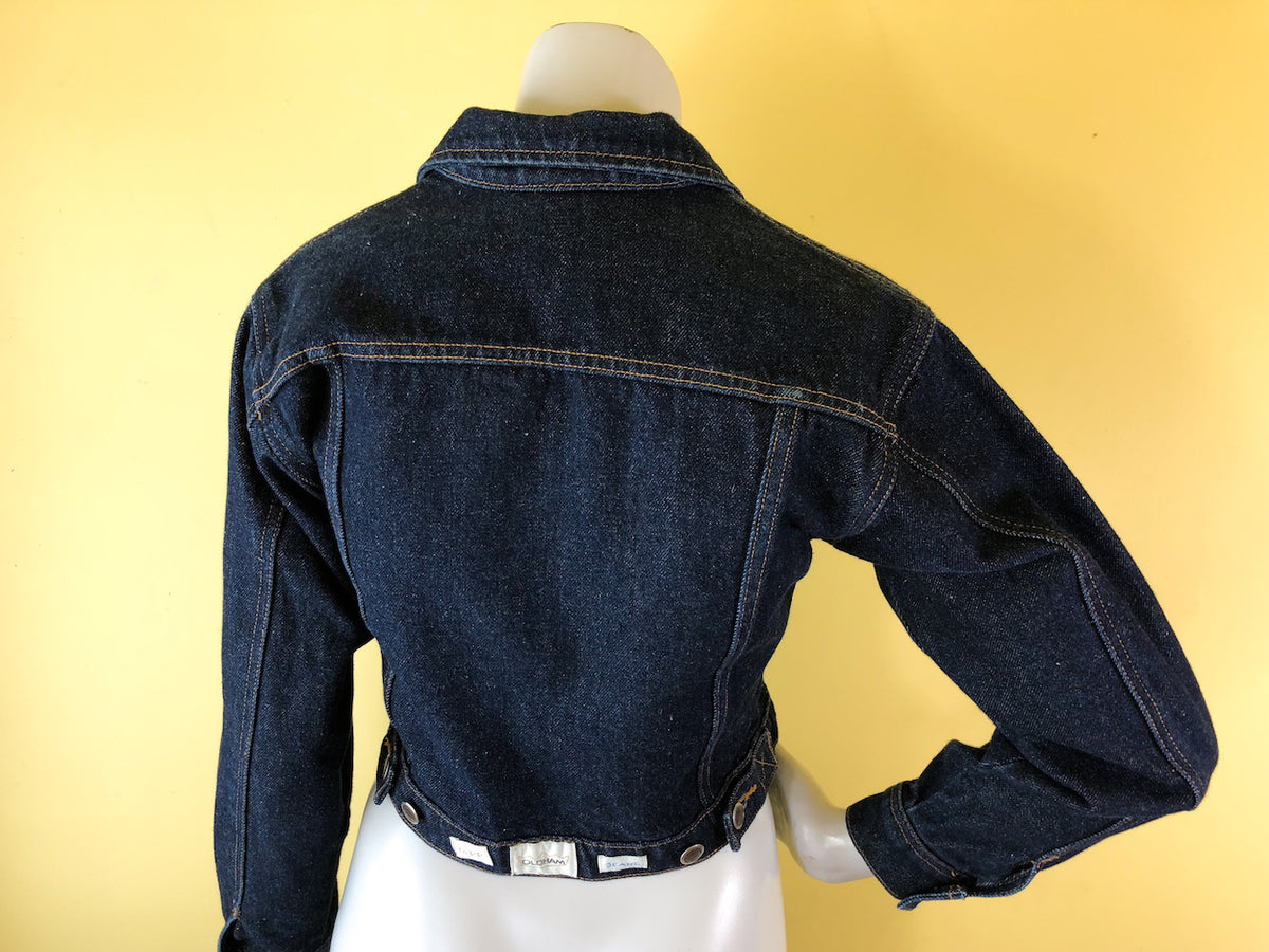 Todd Oldham Cropped Denim Jacket — vintage 1990s Todd Oldham jacket in blue
