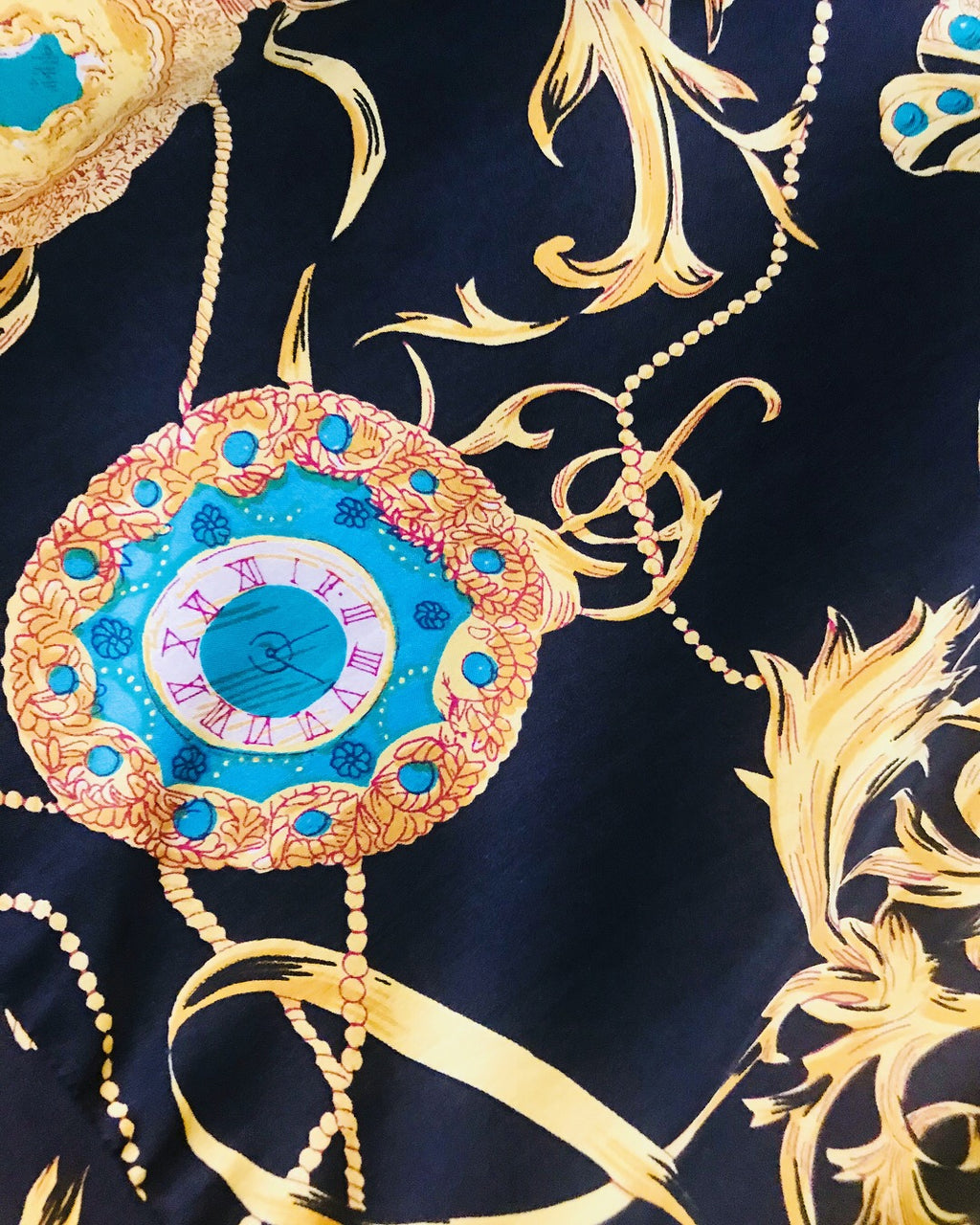 Silk Magical Print Robe — vintage outerwear