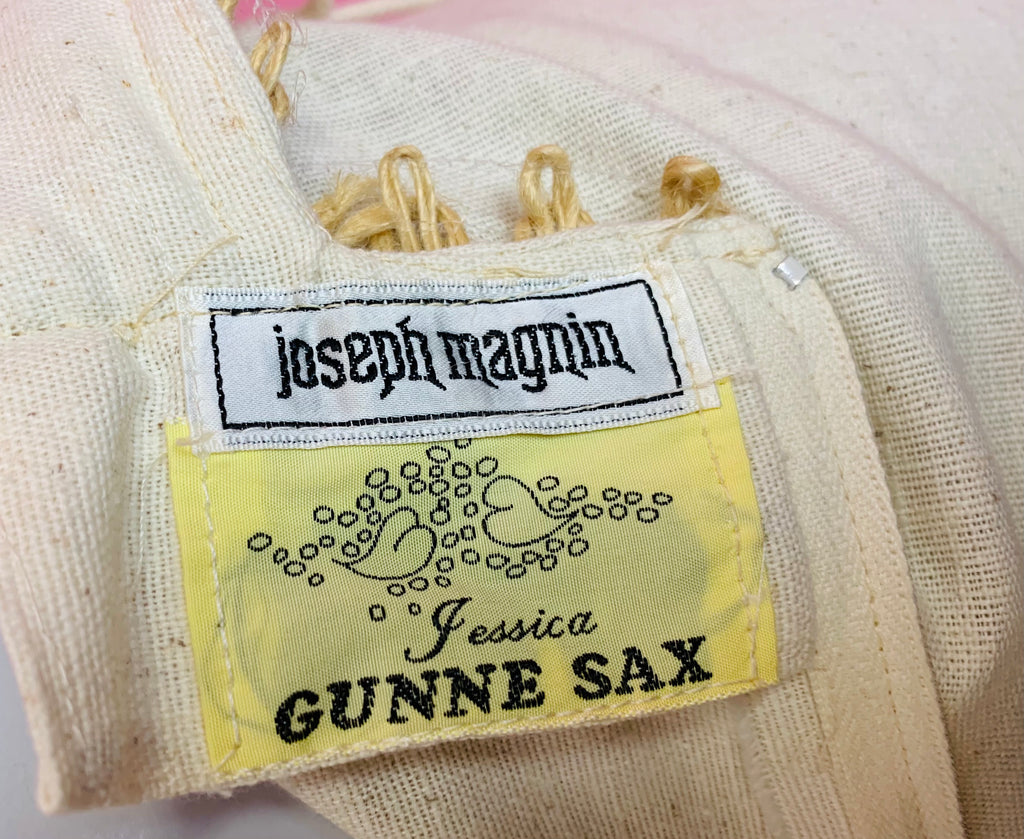 1970s Joseph Magnin and Gunne Sax Jessica label.  Prairie dress renaissance fantasy.