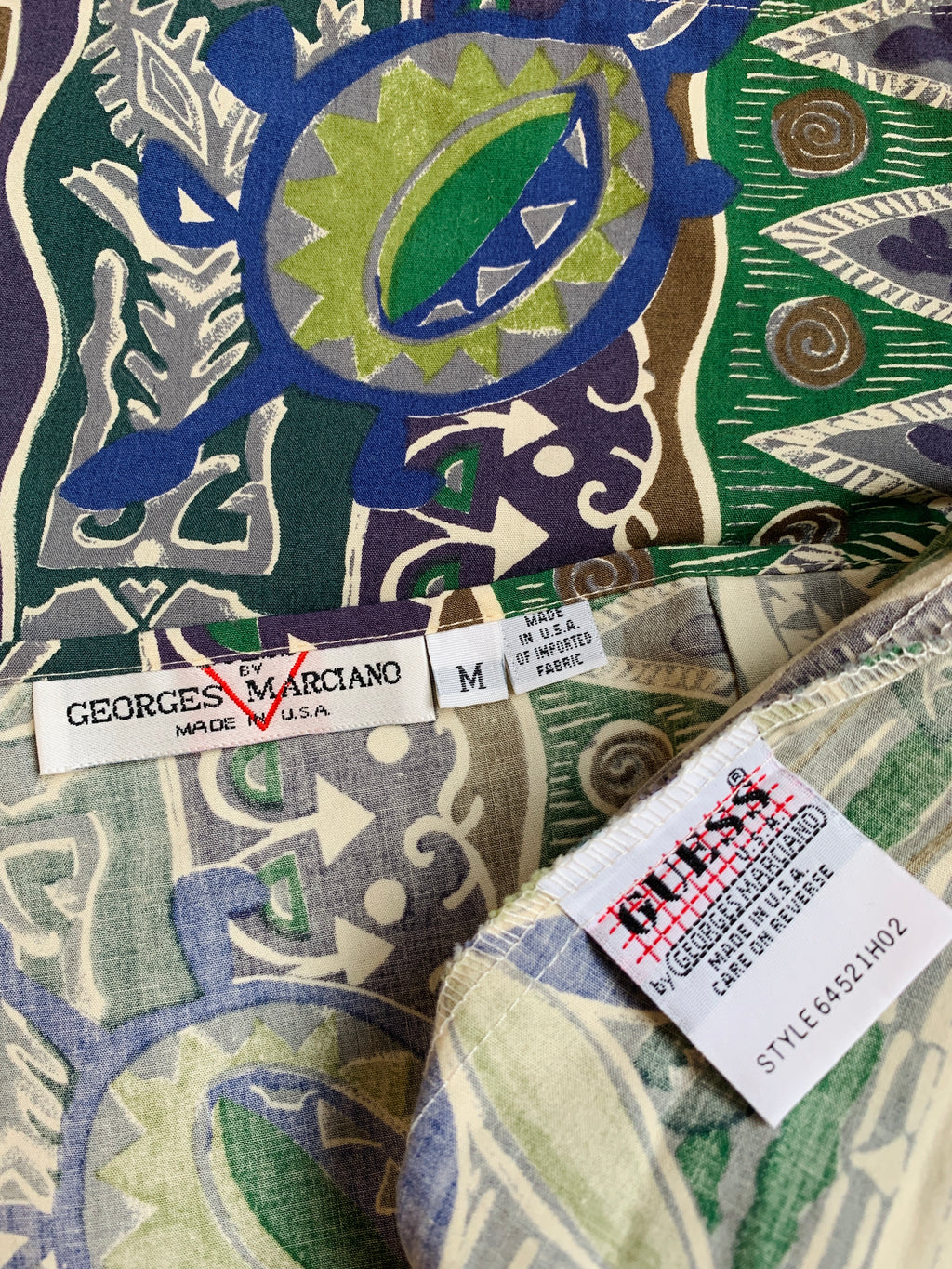 Guess by Georges Marciano Cotton Summer Wrap Skirt — vintage Guess bottoms