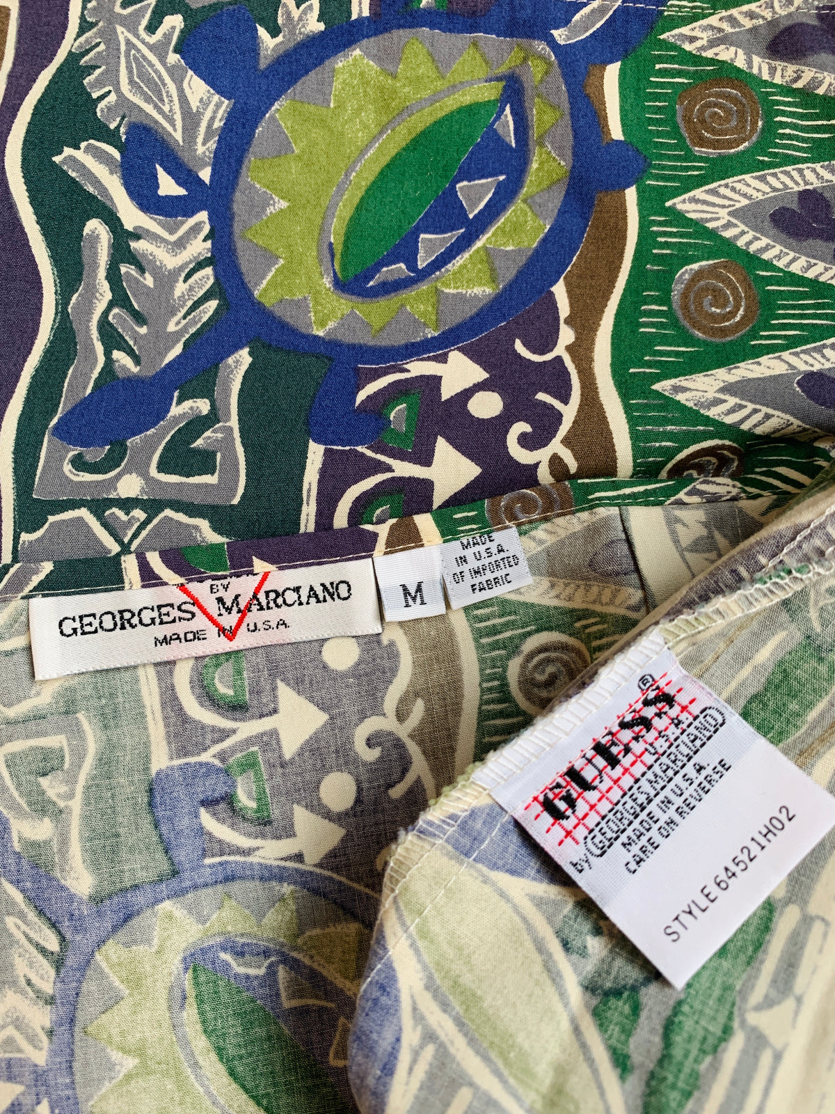 Guess by Georges Marciano Cotton Summer Wrap Skirt — vintage Guess bottoms