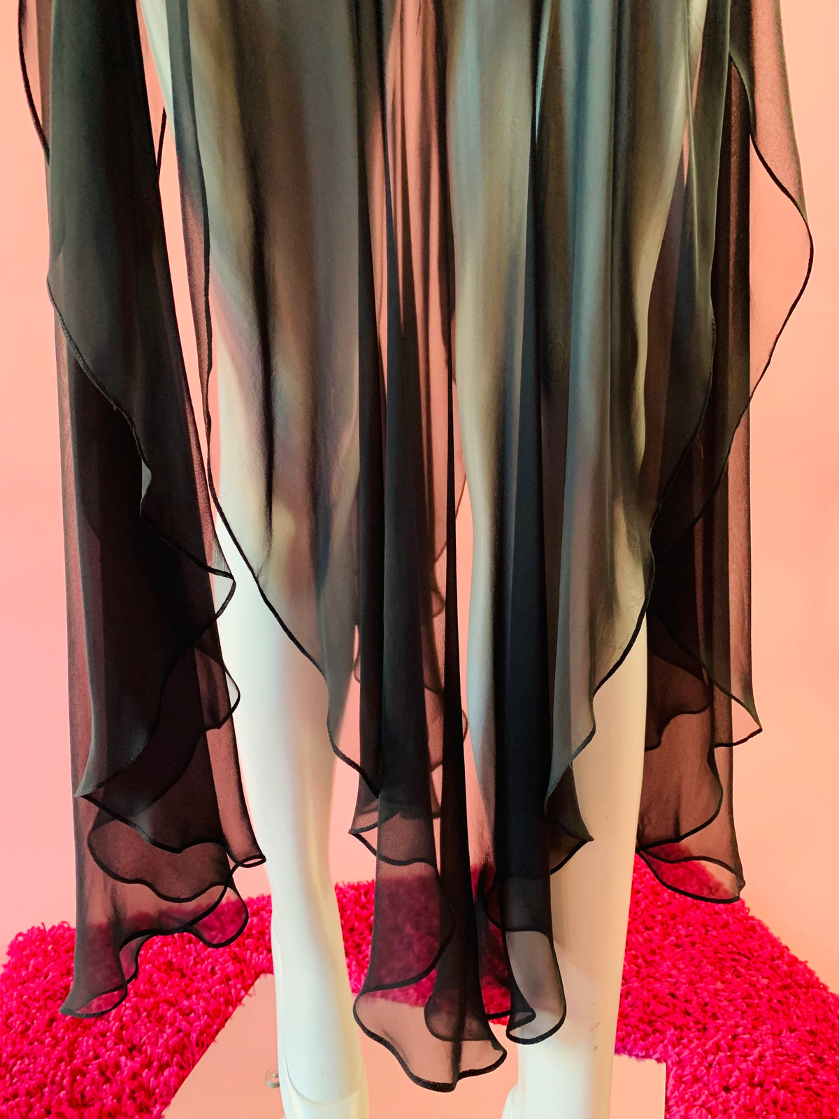Dark Fantasy Faerie Sheer Burnout Slip Dress — vintage Fantasies by Morgan Taylor dress