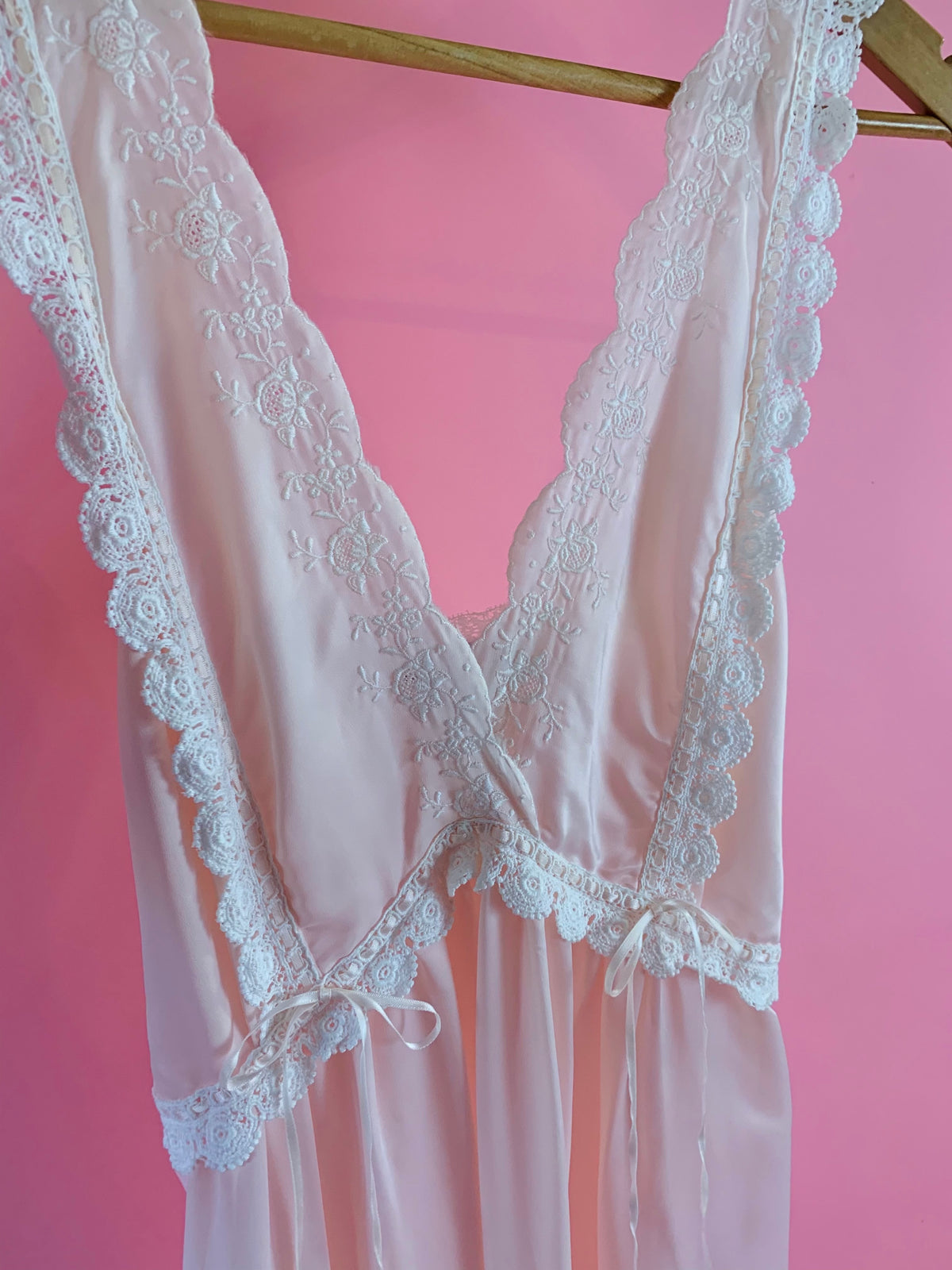 Baby Pink Christian Dior Slip Dress — vintage Christian Dior dress in pink
