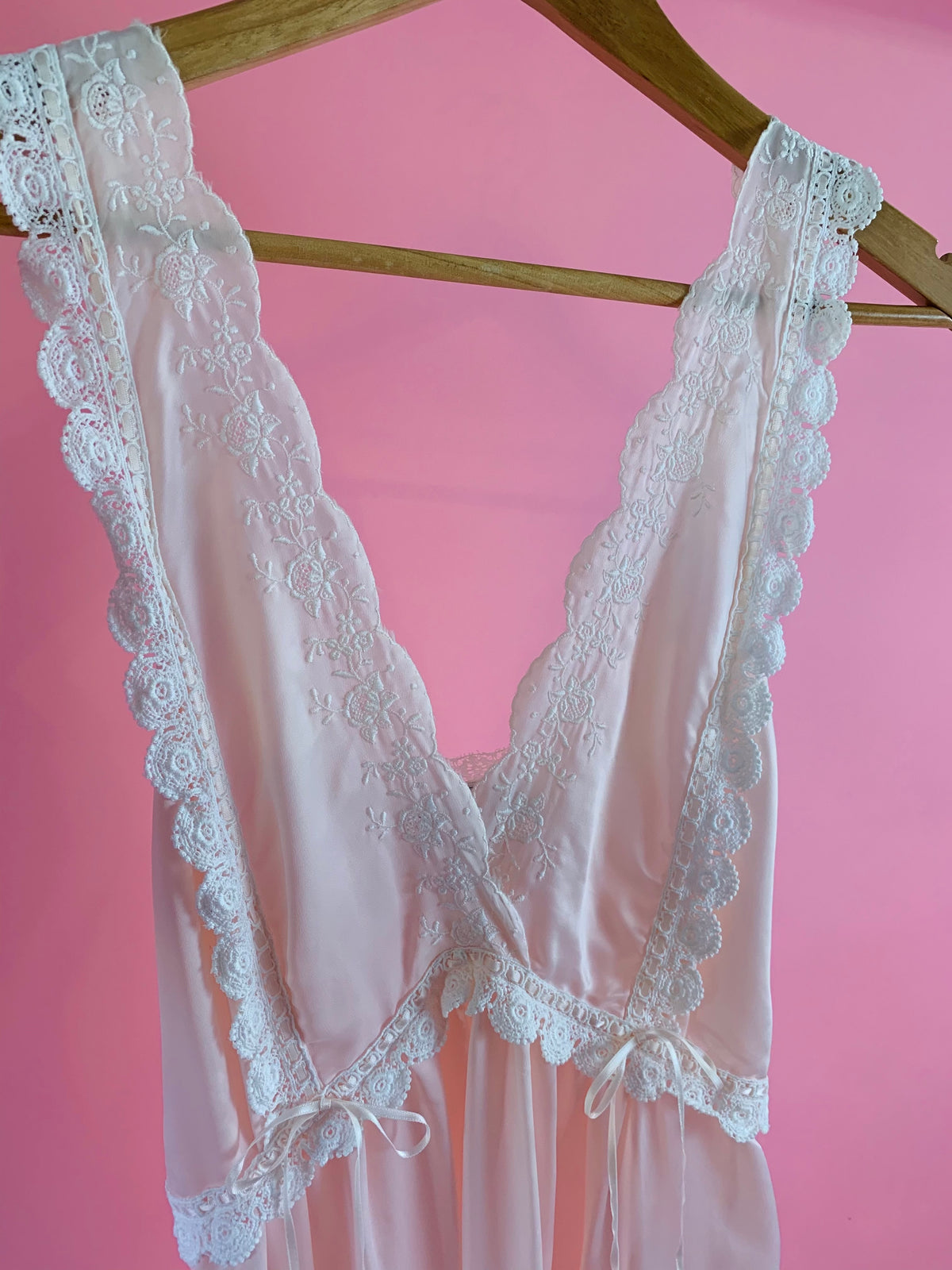 Baby Pink Christian Dior Slip Dress — vintage Christian Dior dress in pink