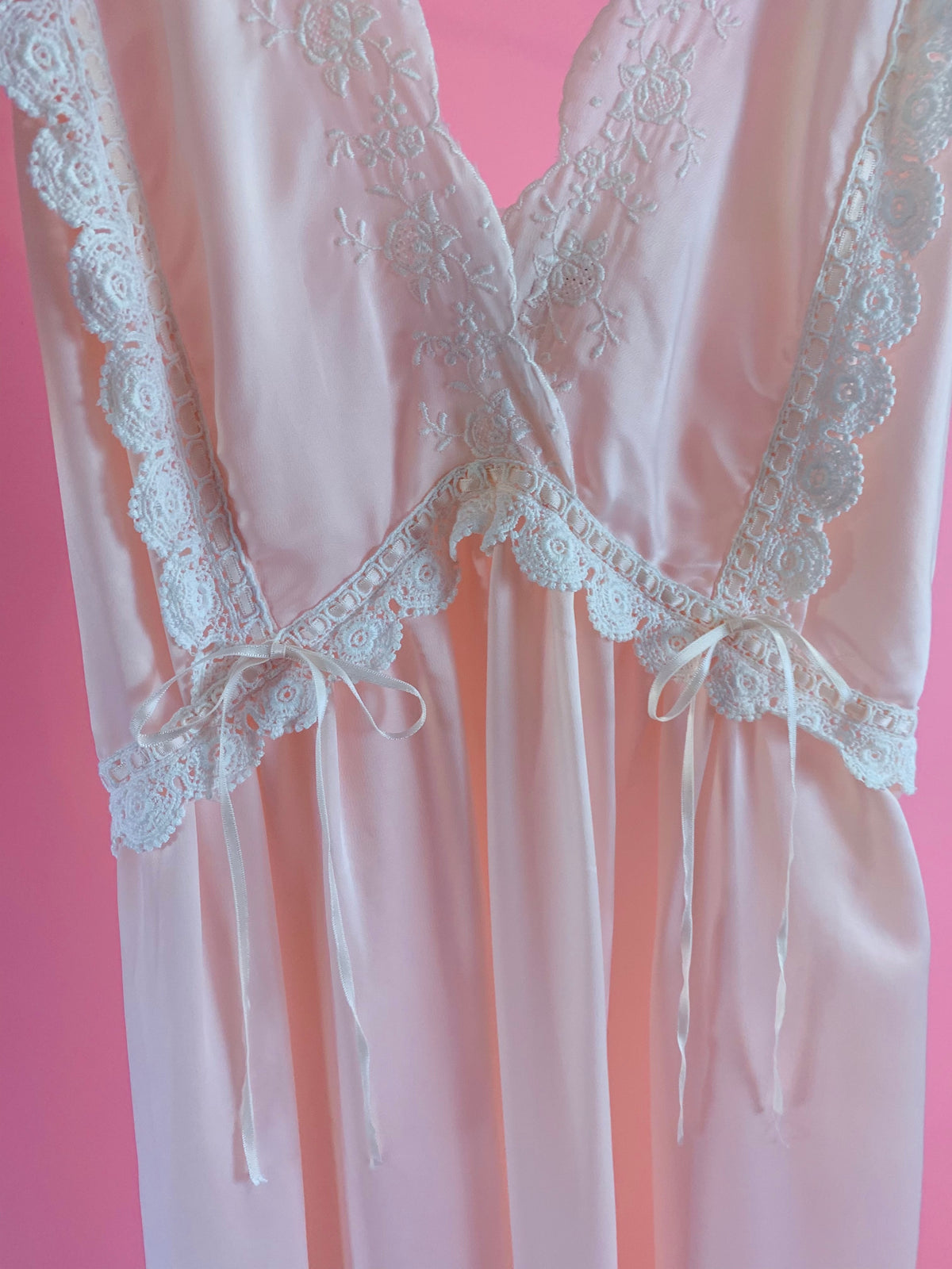 Baby Pink Christian Dior Slip Dress — vintage Christian Dior dress in pink