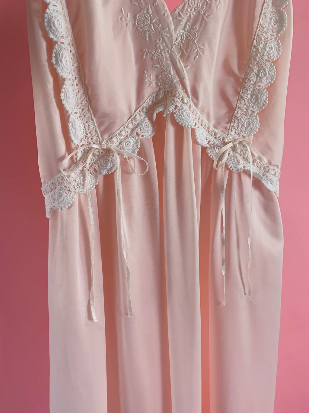 Baby Pink Christian Dior Slip Dress — vintage Christian Dior dress in pink