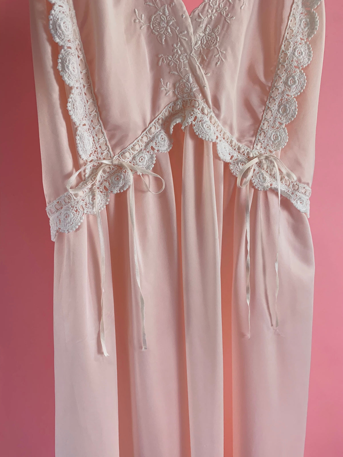 Baby Pink Christian Dior Slip Dress — vintage Christian Dior dress in pink