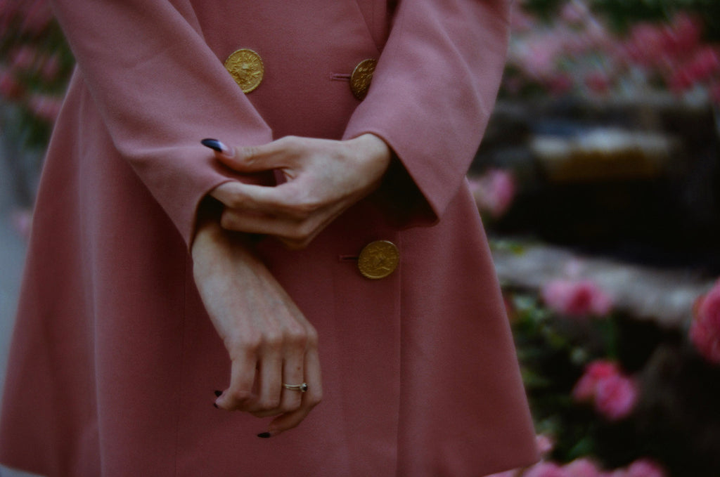 SOLD! Christian Dior Soft Rose Color Mini Dress — vintage 1980s Christian Dior dress in pink