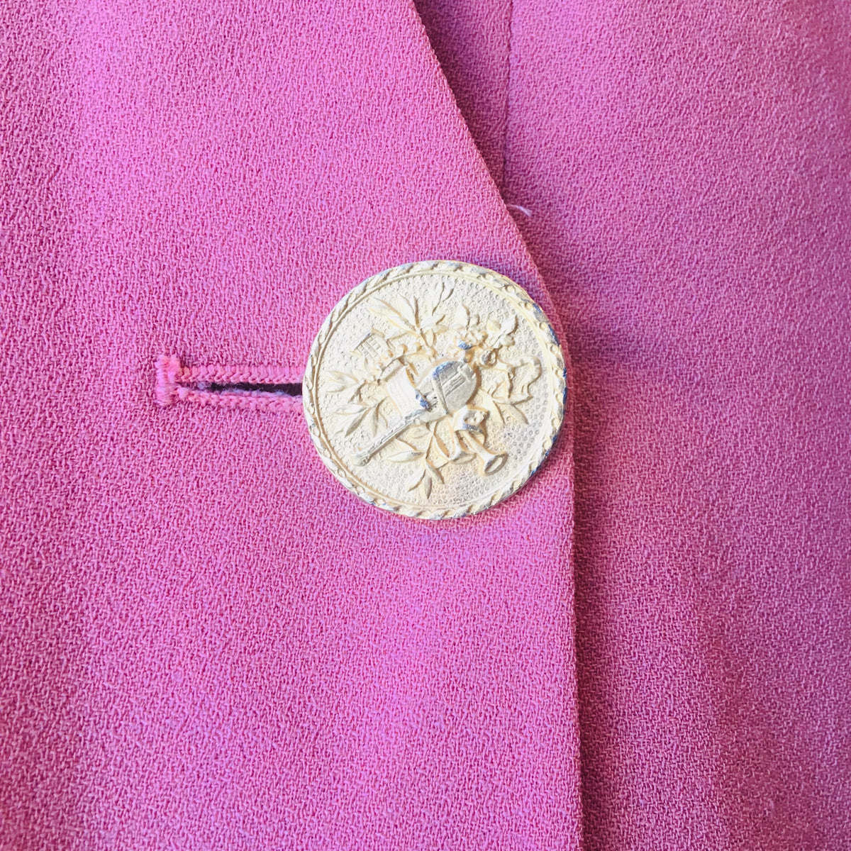 SOLD! Christian Dior Soft Rose Color Mini Dress — vintage 1980s Christian Dior dress in pink