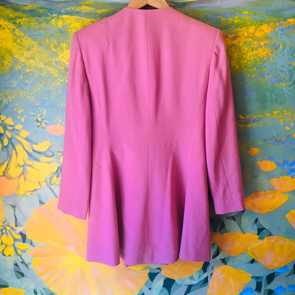 SOLD! Christian Dior Soft Rose Color Mini Dress — vintage 1980s Christian Dior dress in pink