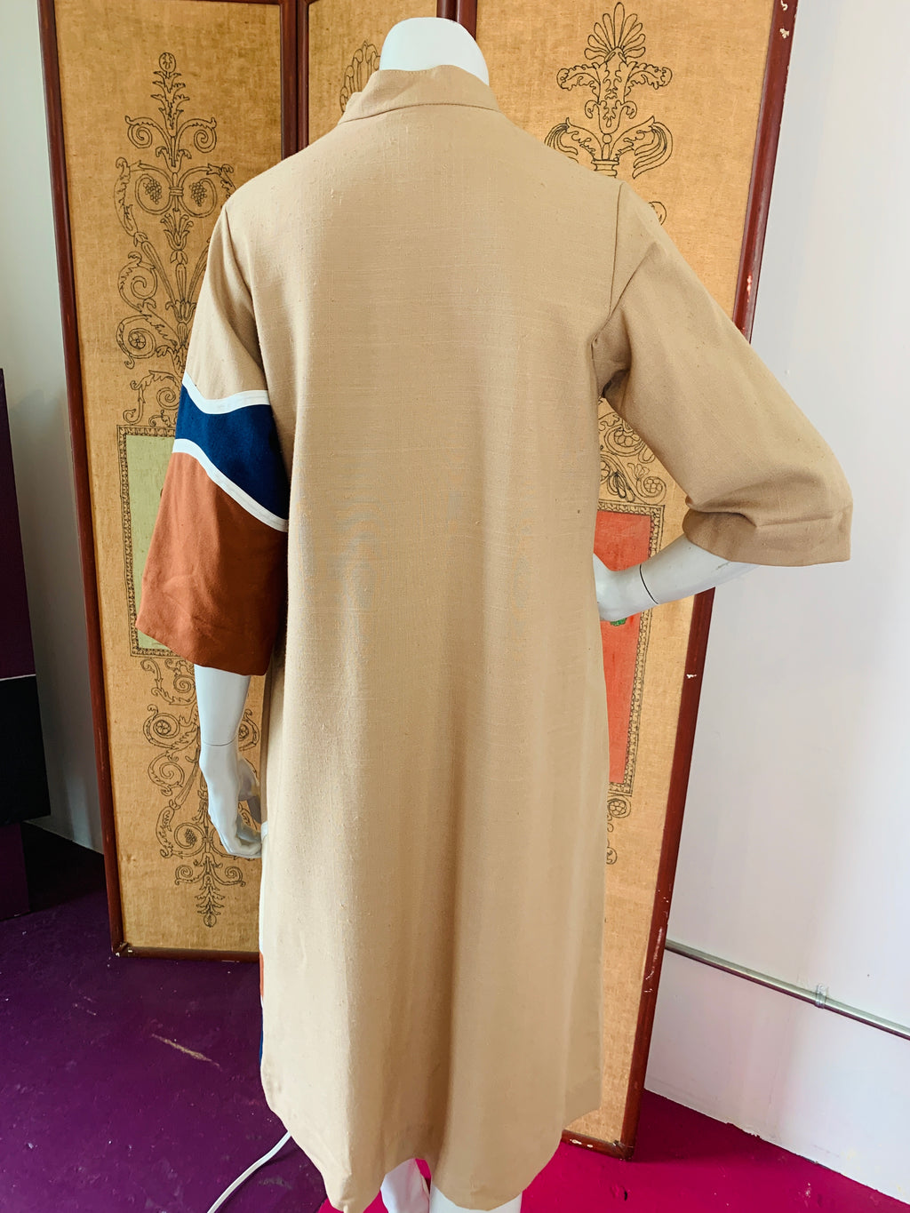 Sunrise Sunset Art to Wear Caftan — vintage 1960s Alfredo's Wife caftan