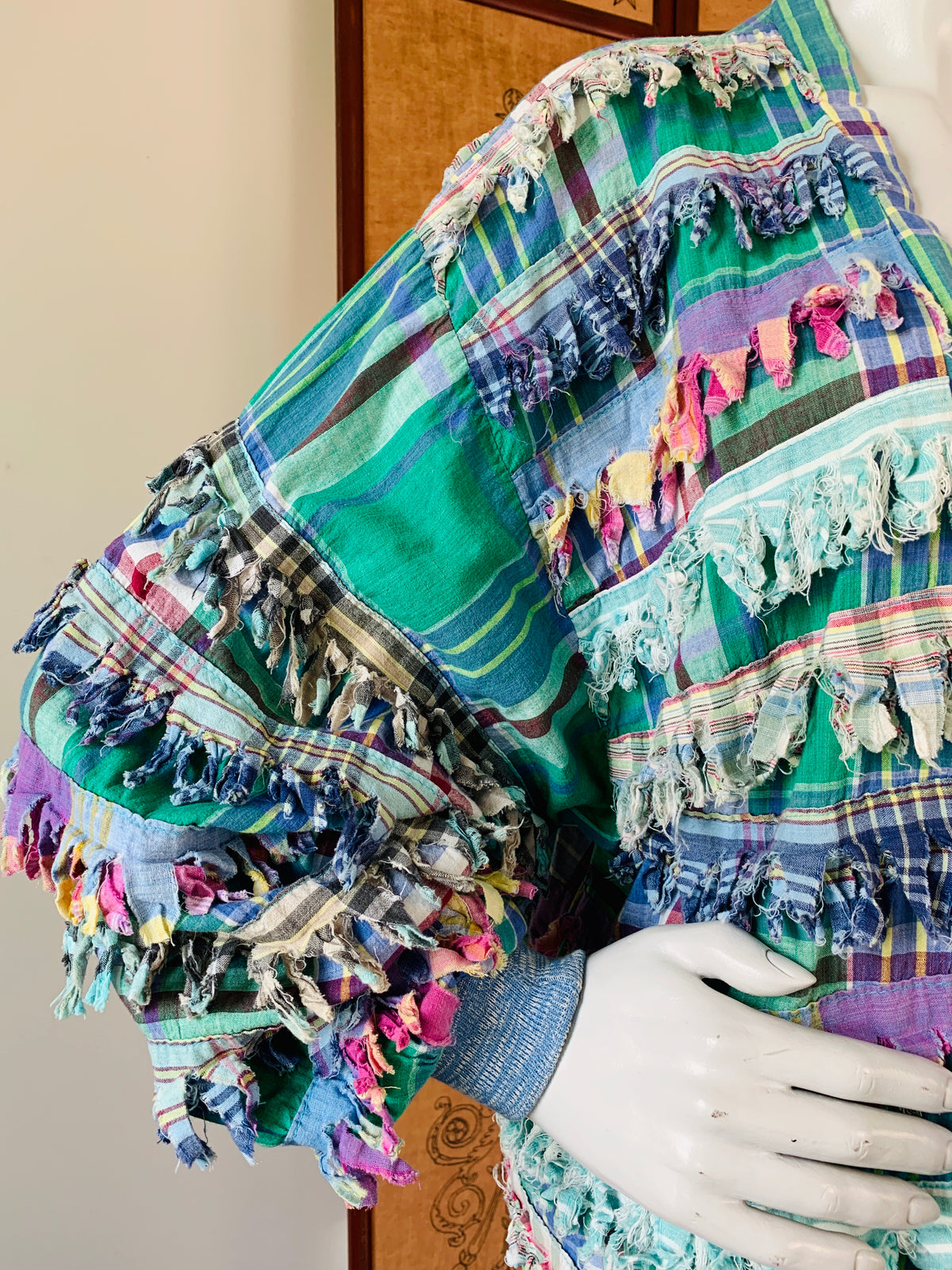 Paula Sweet Shredded Cotton Jacket — vintage jacket