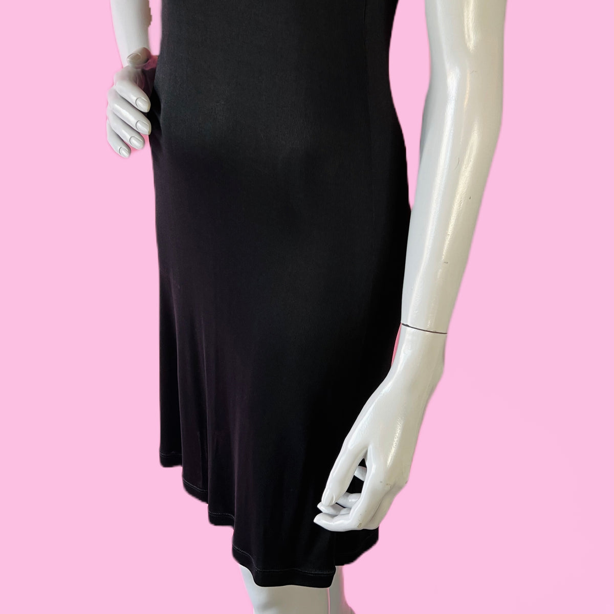 90s Betsey Johnson Black Tank Dress — vintage 1990s Betsey Johnson dress in black