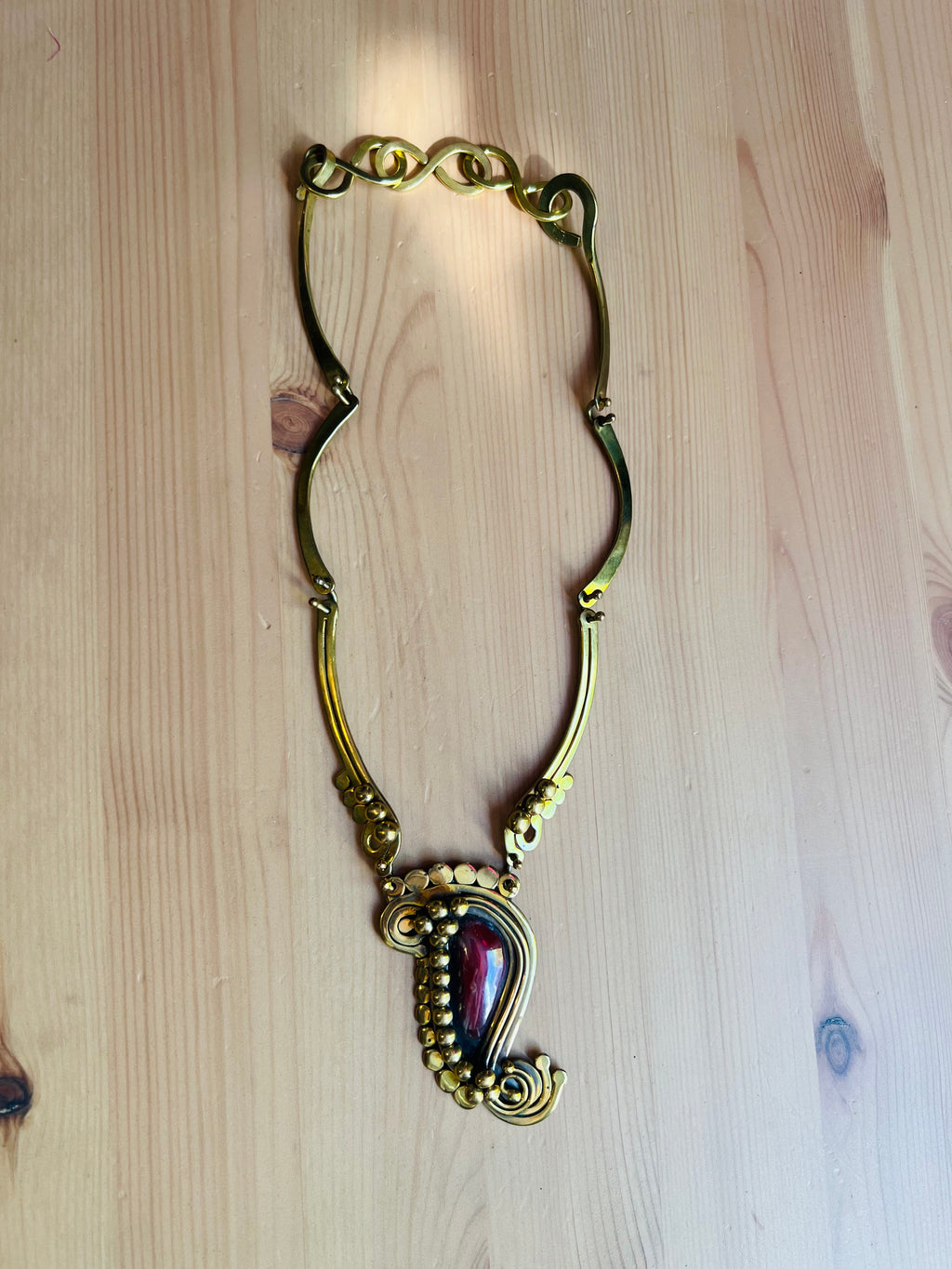 Nancy Aires Modernist Statement Necklace — vintage jewellery