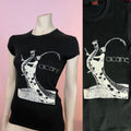 Cocaine 80s Art Deco Diamond Dust Graphic T-shirt — vintage 1980s Diamond Dust top