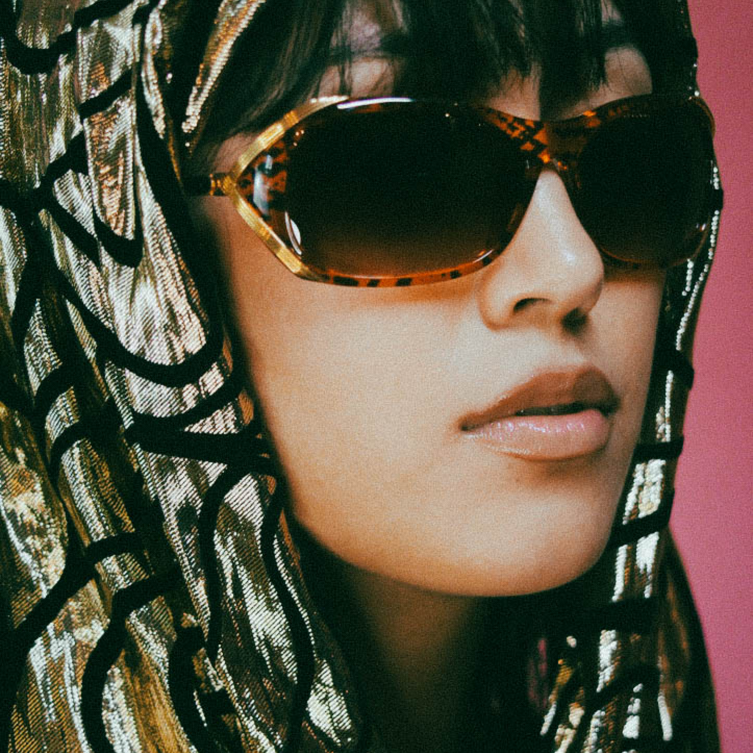 Christian Dior 1980s Honey & Gold Sunglasses — vintage 1980s Christian Dior eyewear in gold