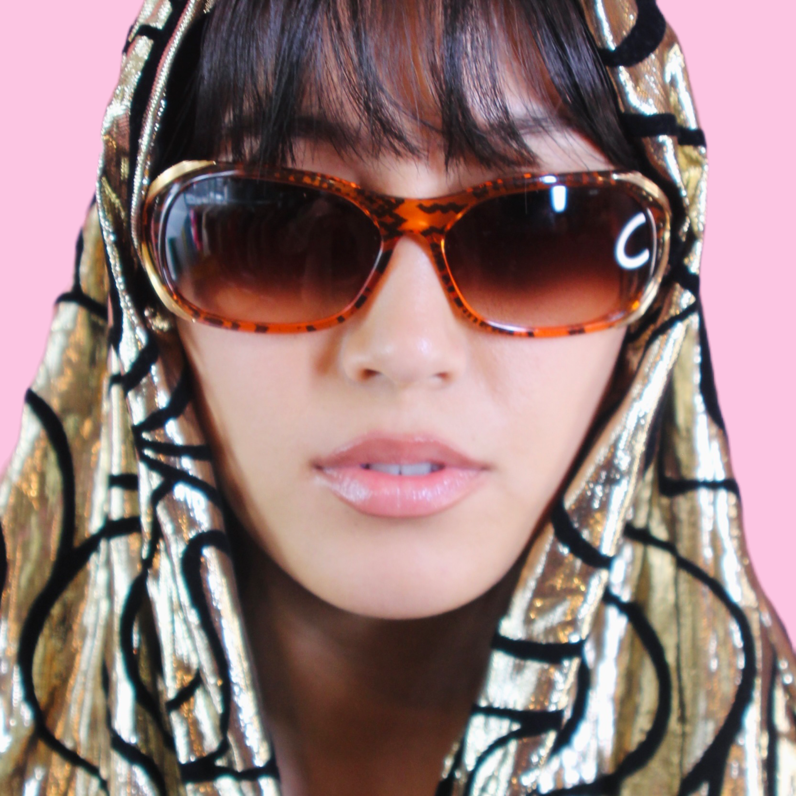Christian Dior 1980s Honey & Gold Sunglasses — vintage 1980s Christian Dior eyewear in gold