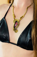 Nancy Aires Modernist Statement Necklace — vintage jewellery