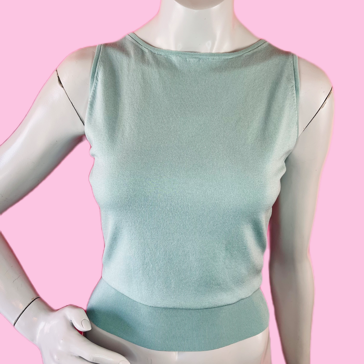 Gucci by Tom Ford Blue Open Back Top New with Tags — vintage Gucci top in blue