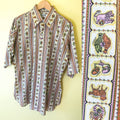 Men's Zodiac Button Up 1970's Shirt. Sold in excellent condition at Empress Vintage in Berkeley, CA