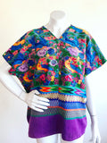 Guatemalan textiles are so incredible.  This vintage piece in particular is striking for its intricate design.